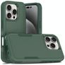 Mobigear Heavy Armor iPhone 16 Pro Hoesje Hardcase Backcover Shockproof - Groen