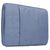 Mobigear Denim Zipper Laptop Sleeve 15 - 16 inch Laptop hoes - Marineblauw