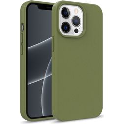 Mobigear Bio iPhone 14 Pro Max Hoesje Eco Friendly Backcover - Olive