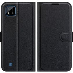 Mobigear Classic Realme C11 (2020) Hoesje Bookcase Portemonnee - Zwart