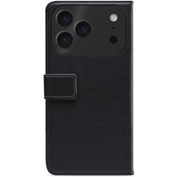 Mobilize Classic Gelly iPhone 17 Pro Max Hoesje Bookcase Portemonnee - Zwart