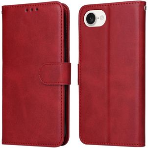 Mobigear Wallet iPhone 16e Hoesje Bookcase Portemonnee - Rood