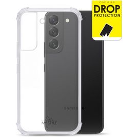 My Style Protective Flex Doorzichtig Samsung Galaxy S22 Hoesje Flexibel TPU Backcover Shockproof - Transparant
