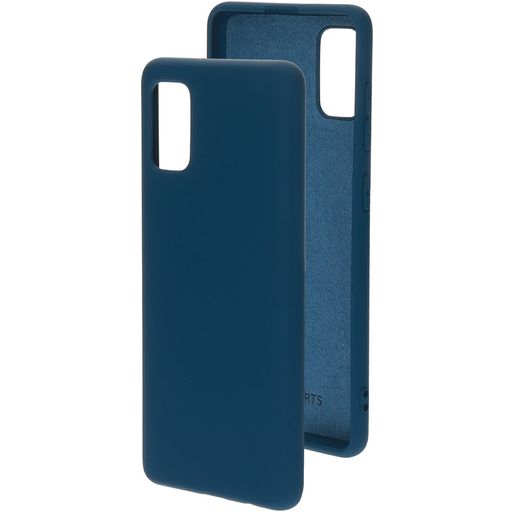 Mobiparts Samsung Galaxy A41 Siliconen Hoesje Backcover - Blueberry Blue