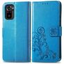 Mobigear Clover Xiaomi Redmi Note 10S Hoesje Bookcase Portemonnee - Blauw