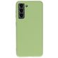 Mobiparts Samsung Galaxy S21 Siliconen Hoesje Backcover - Pistache Green