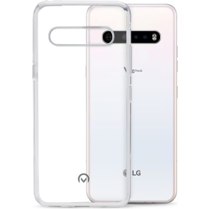 Mobilize Gelly Doorzichtig LG V60 ThinQ Hoesje Flexibel TPU Backcover - Transparant