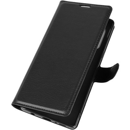 Mobigear Classic LG Velvet Hoesje Bookcase Portemonnee - Zwart