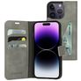 Mobiparts Classic Wallet iPhone 14 Pro Hoesje Bookcase Portemonnee - Granite Grey