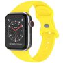 Mobigear Sport Dual Siliconen Apple Watch Bandje Druksluiting - 49/46/45/44 mm - Geel