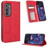 Mobigear Sensation Motorola Edge (2022) Hoesje Bookcase Portemonnee - Rood
