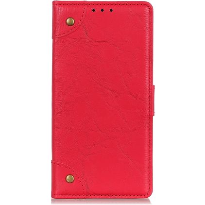 Mobigear Ranch Xiaomi Redmi 9A Hoesje Bookcase Portemonnee - Rood