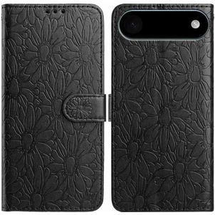 Mobigear Flowers iPhone Air Hoesje Bookcase Portemonnee - Zwart
