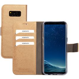 Mobiparts Saffiano Wallet Samsung Galaxy S8 Hoesje Bookcase Portemonnee - Copper