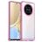 Mobigear Crystal HONOR Magic 4 Lite Hoesje Hardcase Backcover - Transparant / Magenta