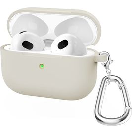 Mobigear Classic Apple AirPods 3 Hoesje Flexibel Siliconen - Wit Mobigear Classic Apple AirPods 3 Hoesje Flexibel Siliconen - Wit