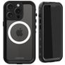 Mobilize Waterproof iPhone 15 Pro Waterbestendig MagSafe Hoesje Hardcase Backcover - Zwart