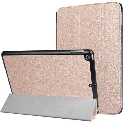 Mobigear Tri-Fold iPad 5 (2017) Hoes Bookcase - Roségoud