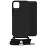 Mobilize Lanyard Gelly Samsung Galaxy A03 Flexibel TPU Hoesje met koord - Zwart
