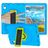 Mobigear Ruggedized iPad 11 (2025) Hoes EVA Schuim Backcover + Standaard - Blauw