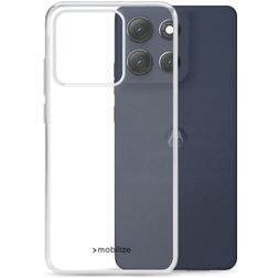 Mobilize Gelly Doorzichtig Motorola Moto G86 Power Hoesje Flexibel TPU Backcover - Transparant