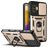 Mobigear Armor Ring Cam Slide POCO F4 GT Hoesje Hardcase Backcover Shockproof met Ringhouder en Camera Slider - Goud