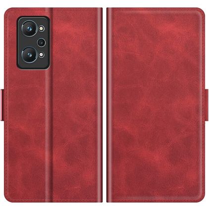 Mobigear Slim Magnet Realme GT Neo 3T Hoesje Bookcase Portemonnee - Rood
