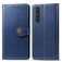 Mobigear Snap Button Realme X50 Pro Hoesje Bookcase Portemonnee - Blauw