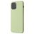 Mobigear Rubber Touch iPhone 12 Mini Siliconen Hoesje Backcover - Pastelgroen