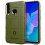 Mobigear Rugged Shield Huawei P40 Lite E Hoesje Flexibel TPU Backcover Shockproof - Groen