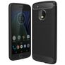 Mobigear Brushed Slim Motorola Moto G5 Plus Hoesje Flexibel TPU Backcover - Zwart