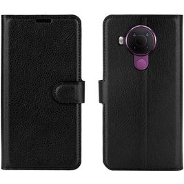 Mobigear Classic Nokia 5.4 Hoesje Bookcase Portemonnee - Zwart Mobigear Classic Nokia 5.4 Hoesje Bookcase Portemonnee - Zwart