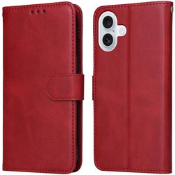 Mobigear Wallet iPhone 17 Hoesje Bookcase Portemonnee - Rood