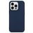 Mobigear Colors iPhone 14 Pro Hoesje Flexibel TPU Backcover - Marineblauw
