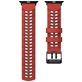 Mobigear Aero Armor Siliconen Apple Watch Bandje Gespsluiting - 49/46/45/44 mm - Rood / Zwart