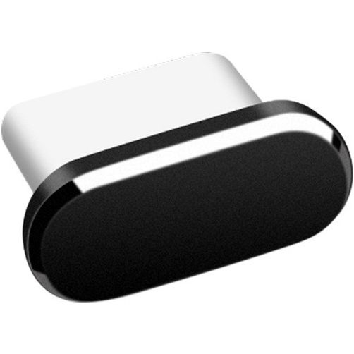 Mobigear Essentials Aluminium Anti-stofplug - USB-C - Zwart (2-Pack)