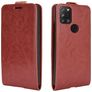 Mobigear Alcatel 3X (2020) Hoesje Flipcase - Bruin