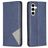 Mobigear Rhombus Slim Samsung Galaxy S23 FE Hoesje Bookcase - Blauw