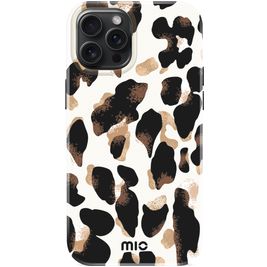 MIO iPhone 15 Pro Max MagSafe Hoesje Hardcase Backcover - Leopard