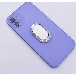 Mobigear Diamond Telefoon Ring - Zilver Universeel