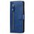 Mobigear Zipper Xiaomi Redmi Note 9 Hoesje Bookcase Portemonnee - Blauw