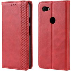 Mobigear Sensation Google Pixel 3a Hoesje Bookcase Portemonnee - Rood