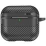 Mobigear Carbon Fiber Dun Apple AirPods 4 Hardcase Hoesje - Zwart