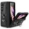 Mobigear Armor Ring Samsung Galaxy Z Fold 5 Hoesje Hardcase Backcover Shockproof met Ringhouder - Zwart