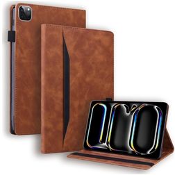 Mobigear Folio iPad Pro 13 Inch (2024) Hoes Bookcase - Bruin