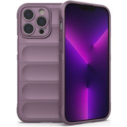Mobigear Bumpy iPhone 14 Pro Max Hoesje Flexibel TPU Backcover - Paars