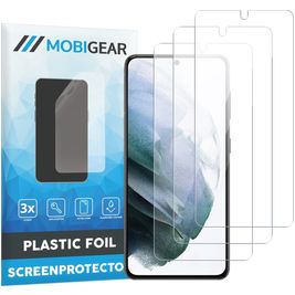 Mobigear Samsung Galaxy S21 Screenprotector Folie - Case Friendly (3-Pack)