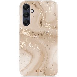 MIO Samsung Galaxy A25 5G MagSafe Hoesje Hardcase Backcover - Gold Marble