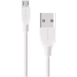 Mobiparts USB-A naar Micro USB Kabel 0.5 Meter - Wit