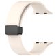 Mobigear Sport Mag Siliconen Apple Watch Bandje Magneetsluiting - 42/41/40/38 mm - Sterrenlicht